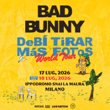 Bad Bunny Ippodromo SNAI La Maura