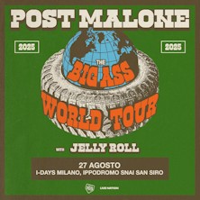 Post Malone jelly roll Ippodromo Snai San Siro