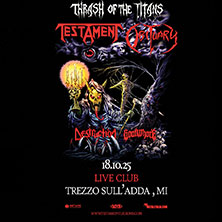 TESTAMENT - OBITUARY Live Club