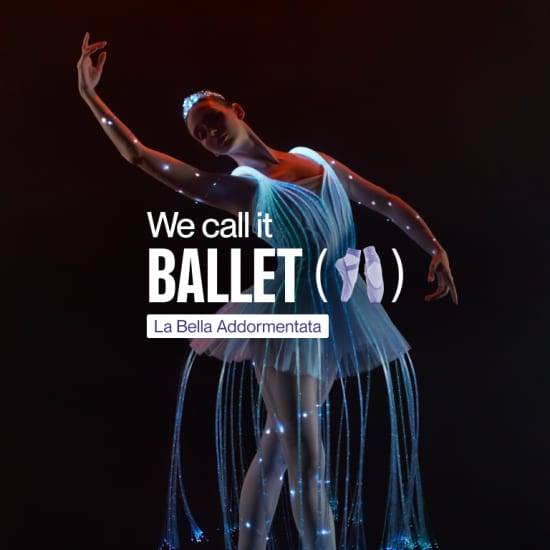 We call it Ballet: La Bella Addormentata in uno spettacolo di danza e luci Teatro Jolly