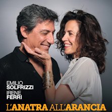 Emilio Solfrizzi e Irene Ferri in L’ANATRA ALL’ARANCIA Teatro Celebrazioni