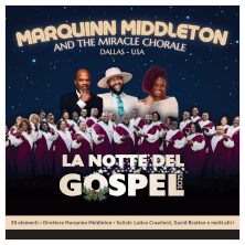 La notte del Gospel - Marquinn Middleton & The Miracle Chorale Teatro Massimo