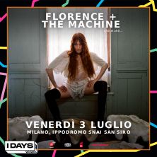 Florence + the Machine Ippodromo Snai San Siro
