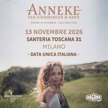 Anneke Van Giersbergen in concerto a Milano 2026: data, info e biglietti