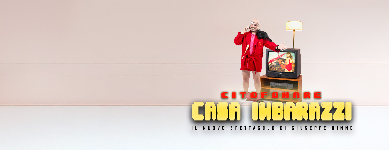 Prosa di Giuseppe Ninno a Forlì: "Citofonare Casa Imbarazzi" al Teatro Fabbri