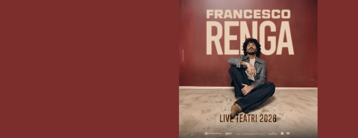 Francesco Renga a Padova 2026: Pop al Gran Teatro Geox, 6 Novembre