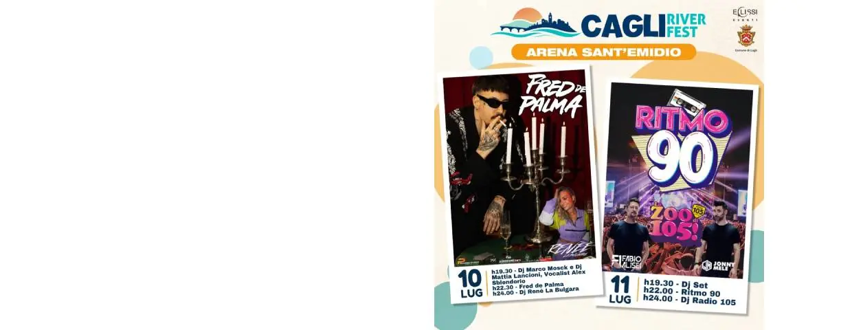 Pop di Cagli River Fest 2026: Fred De Palma e Rene La Bulgara