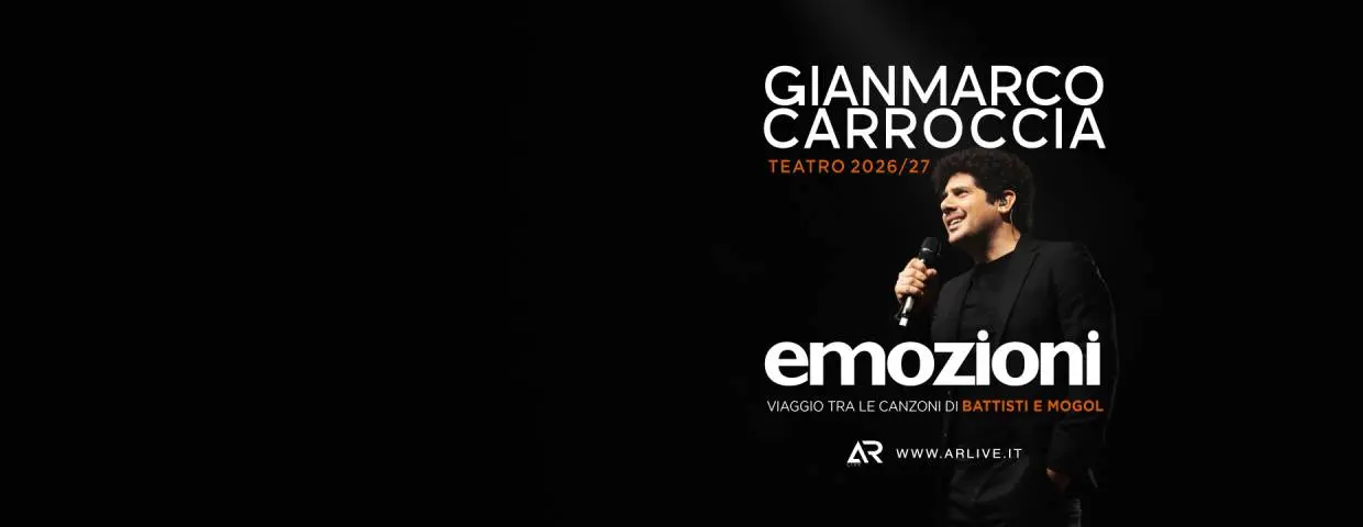 Gianmarco Carroccia a Piacenza: Pop Emozioni al Politeama