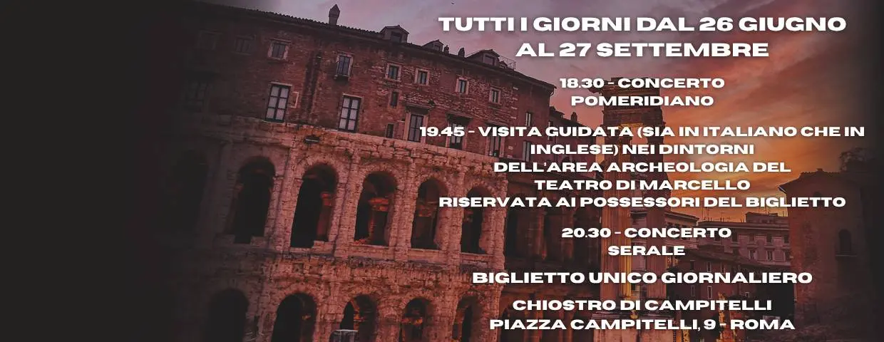 Concerti del Tempietto 2026: Classica al Chiostro Campitelli