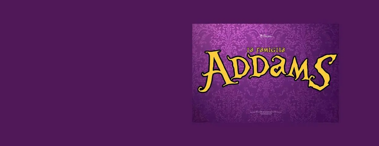 Musical La Famiglia Addams Salerno 2026 | Teatro Augusteo