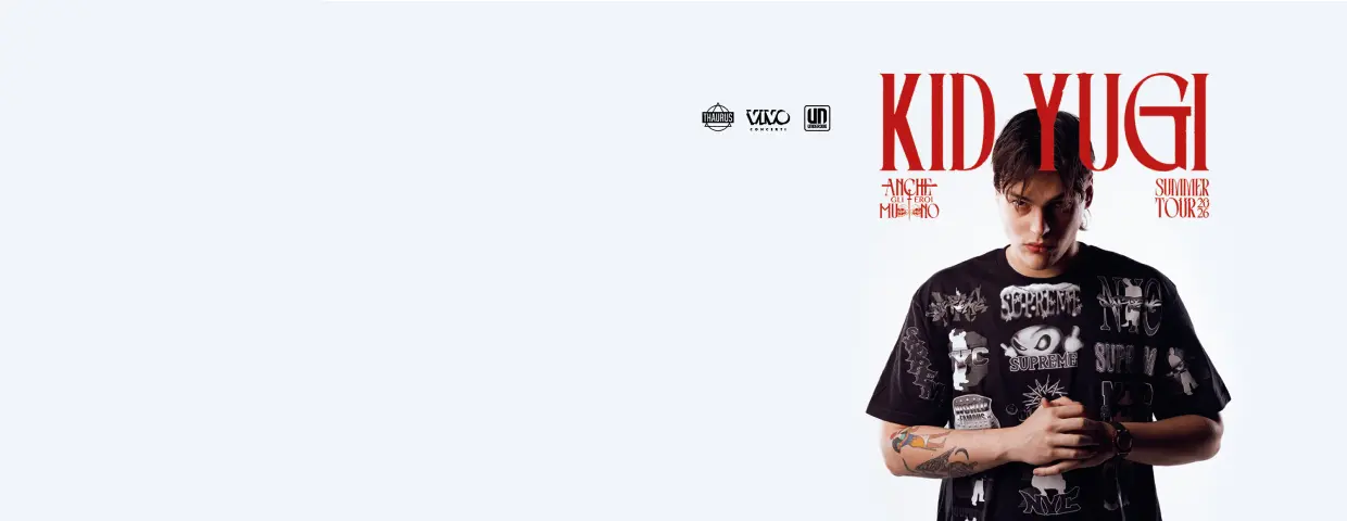 Kid Yugi a CINQUALE: Pop all’Arena della Versilia 2026