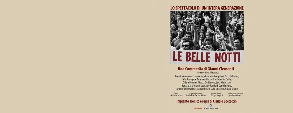 Le belle notti TORINO: Prosa al Teatro Gioiello il 23/10/26