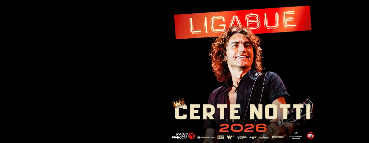 Ligabue a Jesolo 2026: Pop di Ligabue al Palazzo del Turismo