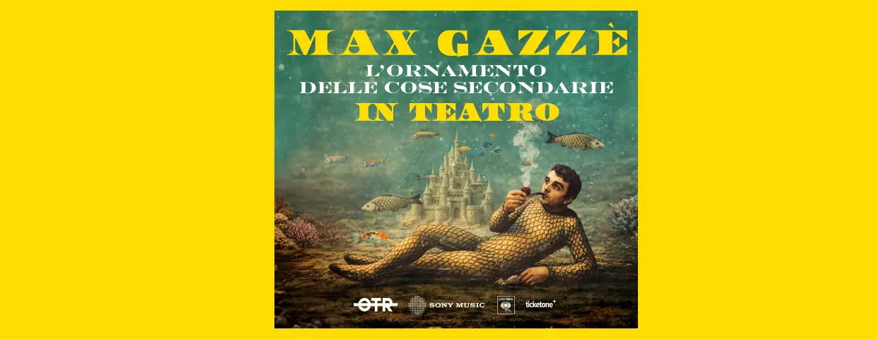 Max Gazzè Pop ad Ascoli Piceno: 19 Novembre 2026