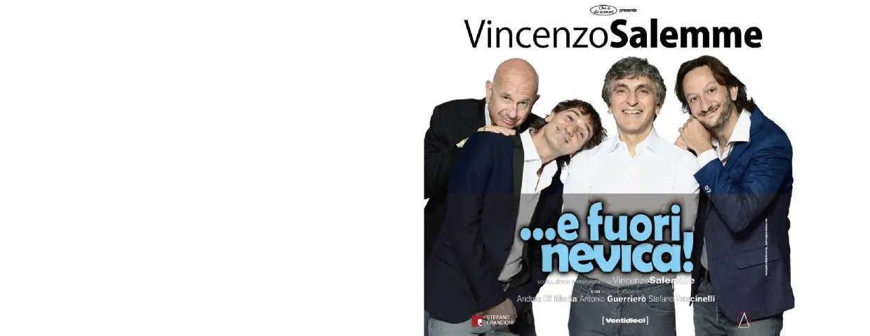 ...e fuori nevica a Giovinazzo: Salemme al Levante Arena