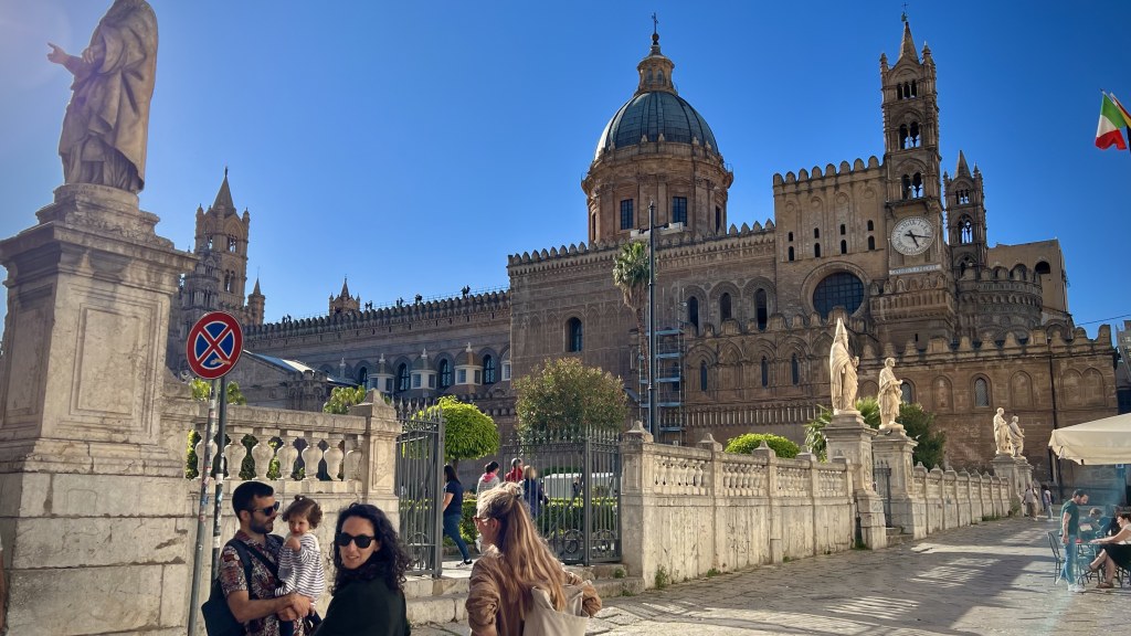 Panorama di Palermo e Cattedrale